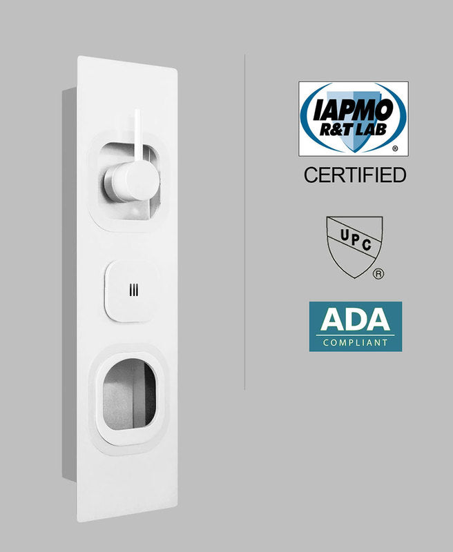 Serene Steam Shower Solar Flare Revive ADA - Bright White