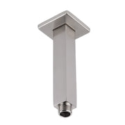 Ceiling Mount Square Shower Arm by Serene Steam 6 inch