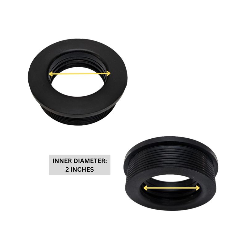 Rubber fitting Reducer 2 to 3 inch by SereneDrains
