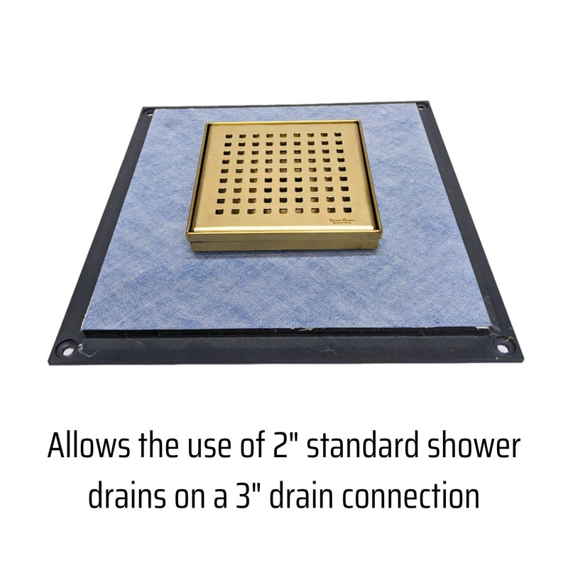 Rubber fitting Reducer 2 to 3 inch by SereneDrains