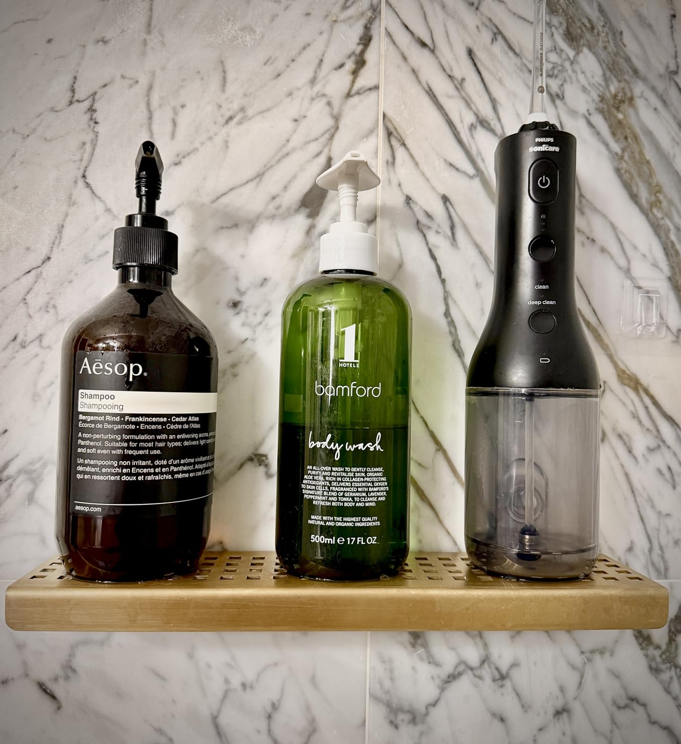 Sleek Shower Shelves