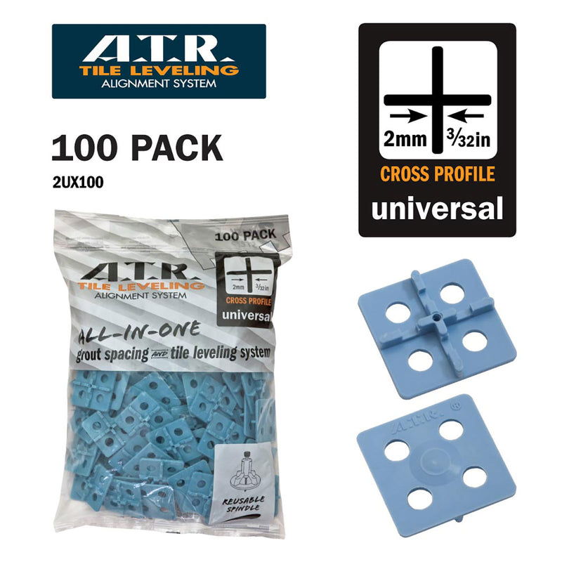 ATR Tile Leveling Alignment System Cross 2mm