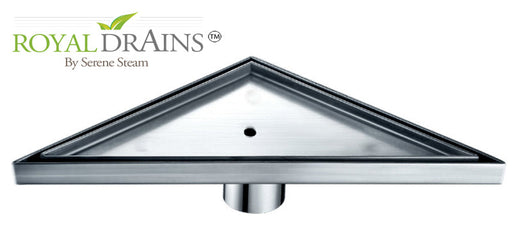 SereneDrains Triangle Shower Drain Tile Insert
