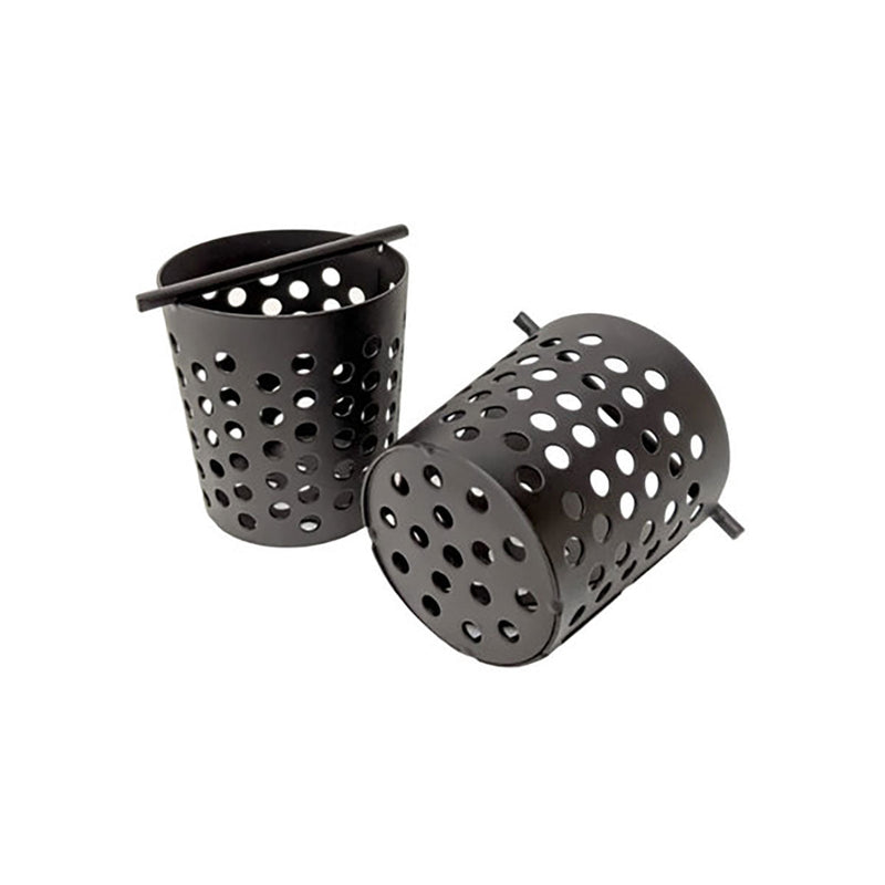SereneDrains Hair Trap for Shower Drain Hair Catcher Basket Filter Strainer Black