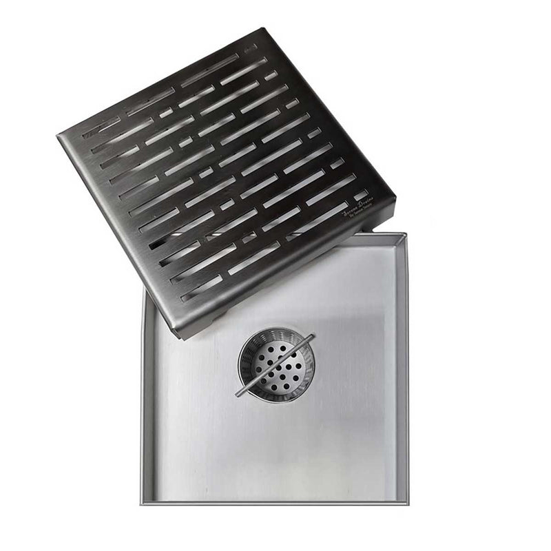 SereneDrains Hair Trap for Shower Drain Hair Catcher Basket Filter Strainer