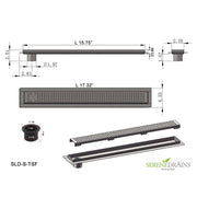 SereneDrains Linear Shower Drain