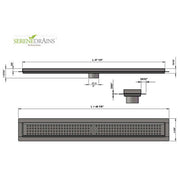 SereneDrains Linear Shower Drain