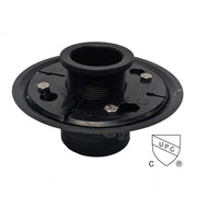 SereneDrains ABS 2 Inch Shower Drain Base for Linear Square Shower Drains Threaded Plastic Fitting