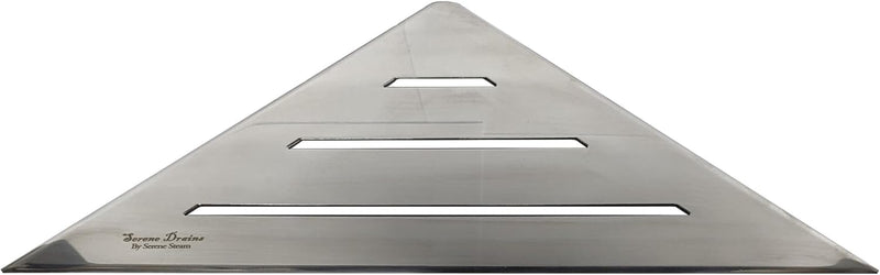 SereneDrains Triangle Shelf Stainless Steel