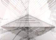 SereneDrains Triangle Shelf Stainless Steel