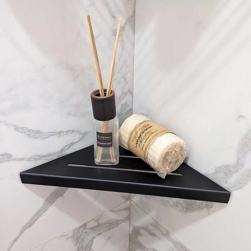 SereneDrains Triangle Shelf Stainless Steel