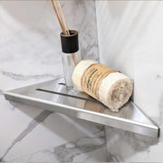 SereneDrains Triangle Shelf Stainless Steel