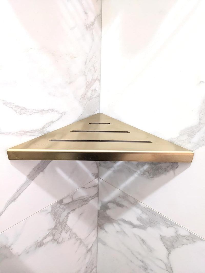 SereneDrains Triangle Shelf Stainless Steel