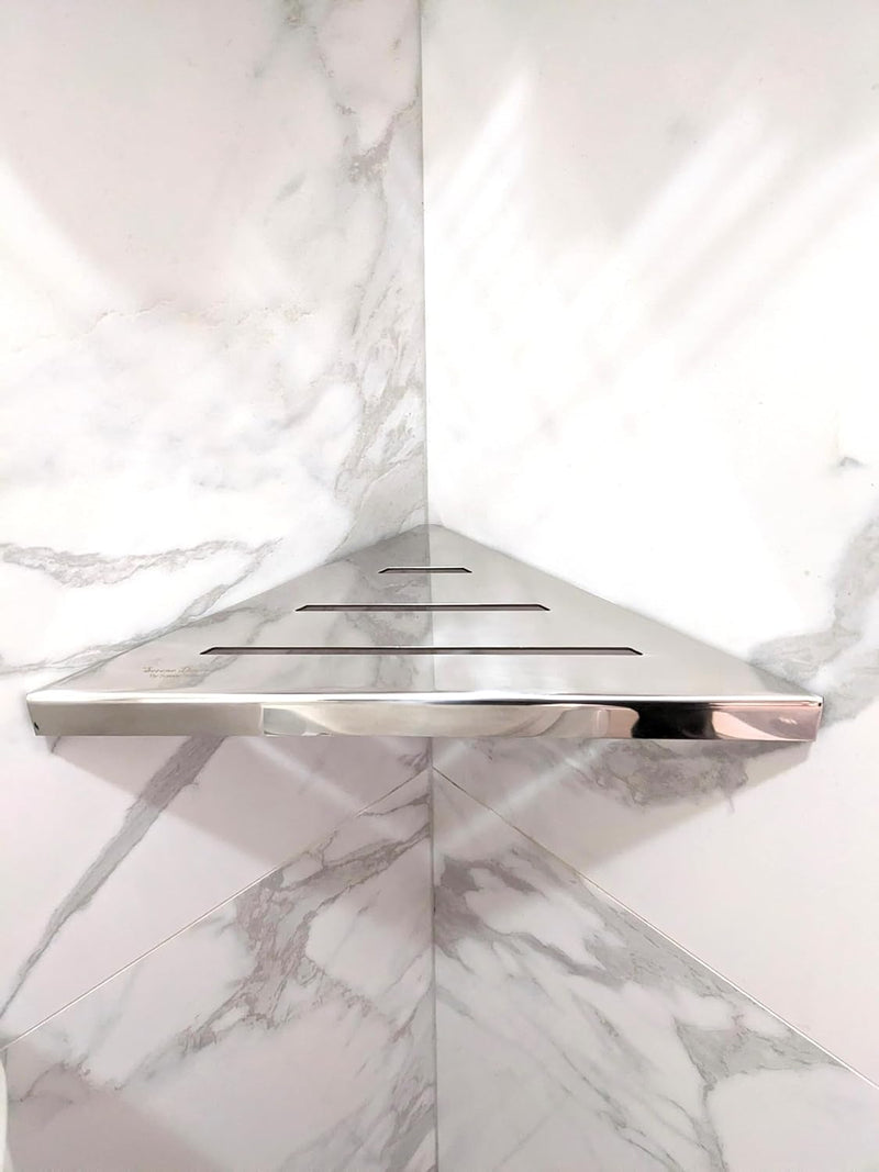 SereneDrains Triangle Shelf Stainless Steel
