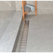 SereneDrains Linear Shower Drain Linear Wedge - Polished 30
