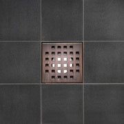 SereneDrains Square Shower Drain Traditional Square 4 ORB