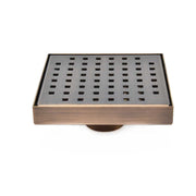 SereneDrains Square Shower Drain Traditional Square 6 ORB