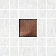 SereneDrains Square Shower Drain Traditional Square 6 ORB