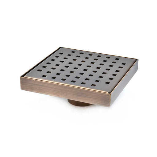 SereneDrains Square Shower Drain Traditional Square 6 ORB