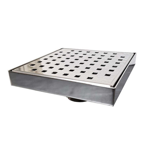 SereneDrains Square Shower Drain Traditional Square 6 PC