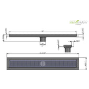 SereneDrains Linear Shower Drain