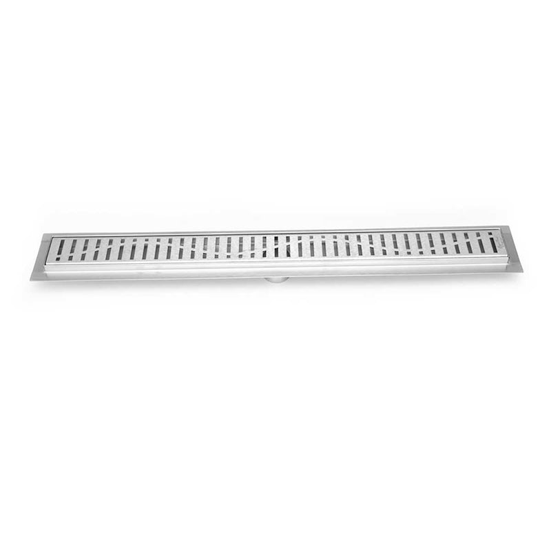 SereneDrains Linear Shower Drain Wind - Brushed Stainless 24