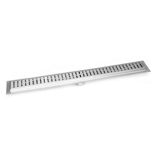 SereneDrains Linear Shower Drain Wind - Brushed Stainless 24