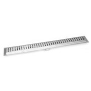SereneDrains Linear Shower Drain Wind - Brushed Stainless 24