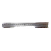 SereneDrains Linear Shower Drain Ocean Wave - Brushed 16