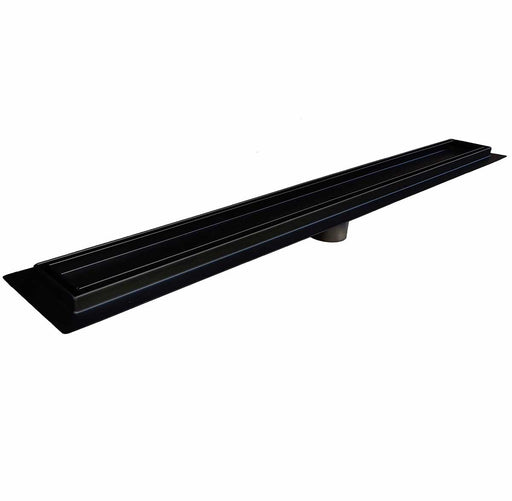 SereneDrains Linear Shower Drain Tile Insert Matte Black 39