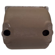 SereneDrains Ceramic Recessed Toilet Paper Holder White Glossy 6x6 Niche Bathroom Tissue Roll