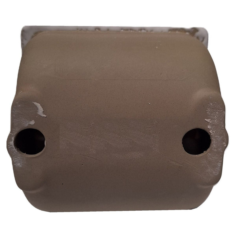 SereneDrains Ceramic Recessed Toilet Paper Holder White Glossy 6x6 Niche Bathroom Tissue Roll