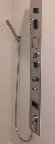 Hand Held Shower Head Stainless Steel by Serene Steam