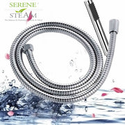Hand Held Shower Head Stainless Steel by Serene Steam
