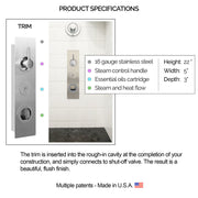 Serene Steam Shower Solar Flare Revive ADA