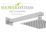 Wall Mount Square Shower Arm by Serene Steam 16 Inch