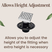 SereneDrains Threaded Adaptor Fitting Membrane
