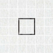 SereneDrains Square Shower Drain Kit with Base - Tile Insert - Brushed Nickel - 4 Inch