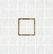 SereneDrains Square Shower Drain Kit with Base - Tile Insert - Matte Gold - 5 Inch