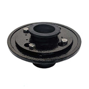 SereneDrains Cast Iron 2 Inch Shower Drain Base for Linear Square Shower Drains Rubber Fitting