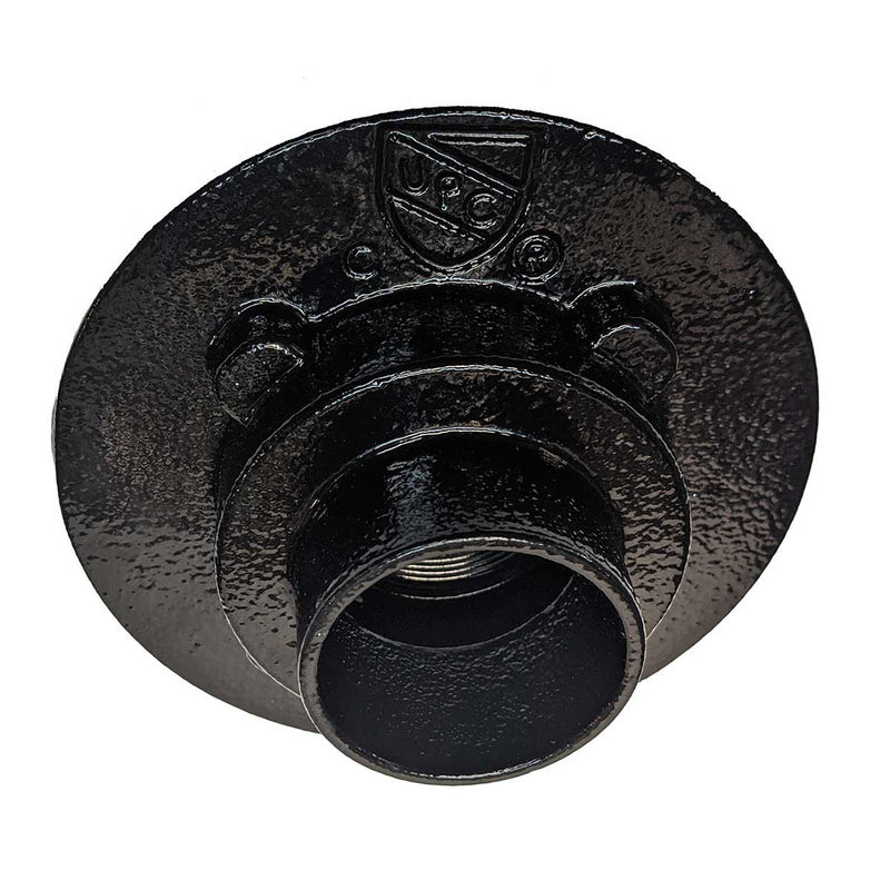 SereneDrains Cast Iron 2 Inch Shower Drain Base for Linear Square Shower Drains