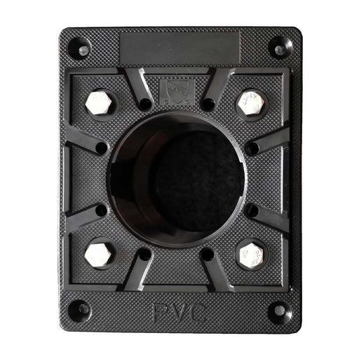 SereneDrains Square PVC 2 Inch Shower Drain Base for Linear Square Shower Drains