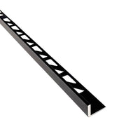 Aluminum Straight Edge Metal Tile Trim Black