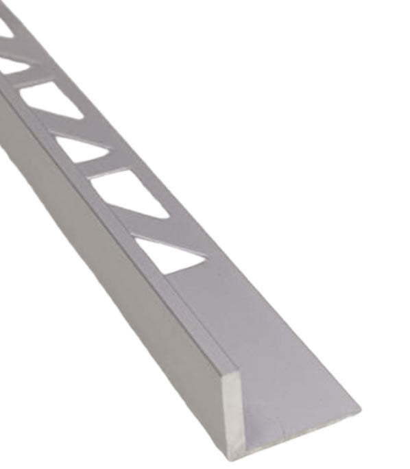 Aluminum Straight Edge Metal Tile Trim Brushed