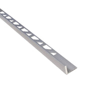 Aluminum Straight Edge Metal Tile Trim Brushed