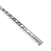 Aluminum Straight Edge Metal Tile Trim Polished