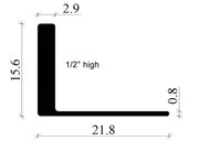 Aluminum Straight Edge Metal Tile Trim