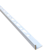 Aluminum Straight Edge Metal Tile Trim White