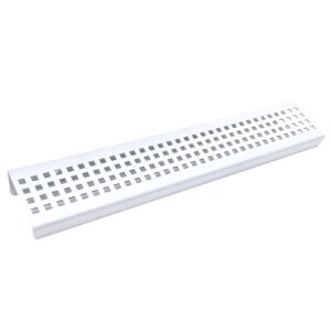 Rectangle Shelf - Square Design - 12" - Matte White - RRSS-SQ-MW-12